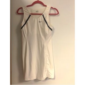 White Nike tennis dress